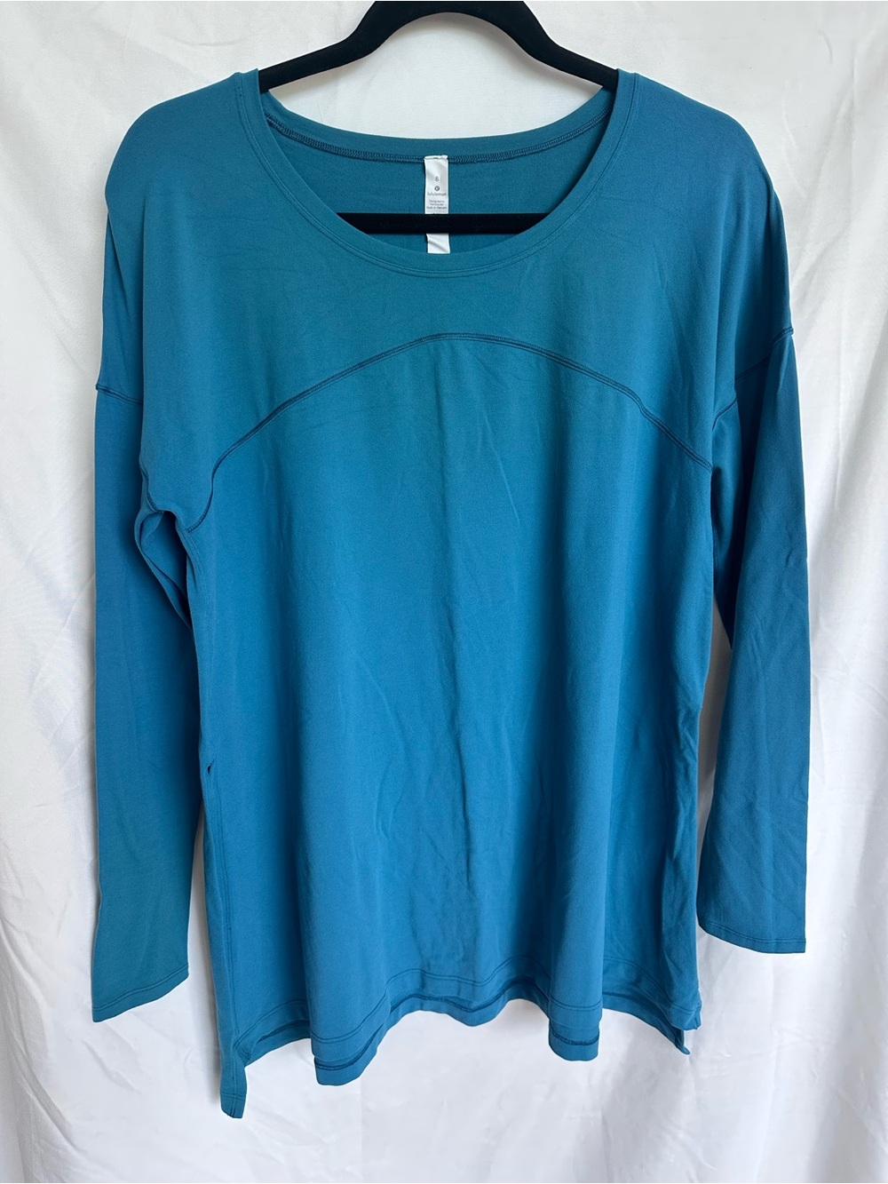 lululemon athletica Teal Long-Sleeve Crew Neck Top
